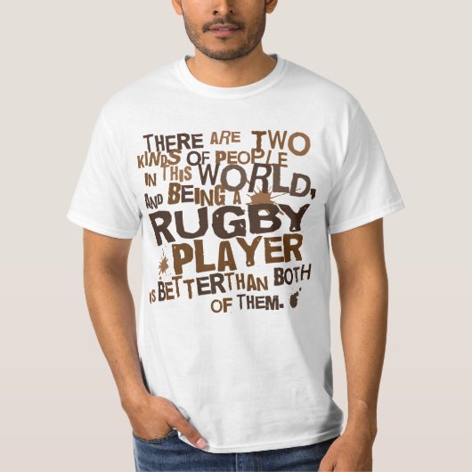T-shirt Cadeau de joueur de rugby (Devant)