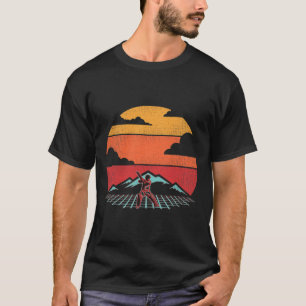 T-shirt Cadeau de joueur d'entraîneur de style rétro vinta