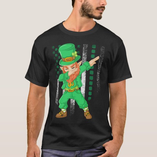 T-shirt cadeau de Jour de la Saint Patrick leprechaun (Devant)