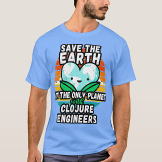T-SHIRT CADEAU DE JOUR DES TERRES DE L'INGÉNIEUR DE VÊTEME