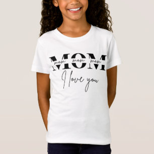 T-Shirt Cadeau de la fête des mères pour maman   Design et