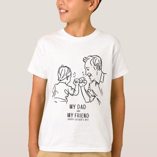 T-shirt cadeau de la fête des pères (Devant)