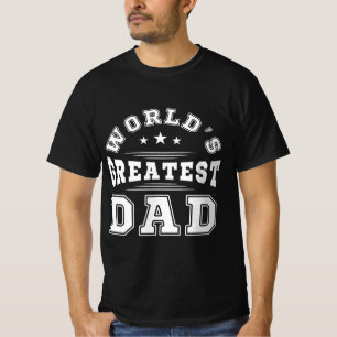 T-shirt Cadeau de la fête des pères typographie Meilleur p