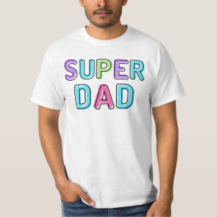 T-shirt Cadeau de la Fête du Père Super Papa