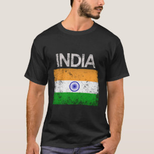 T-shirt Cadeau de la Fierté Drapeau Indien vintage
