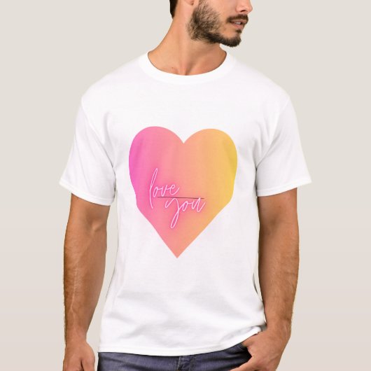 T-shirt cadeau de la Saint-Valentin (Devant)
