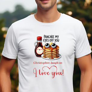 T-shirt Cadeau de la Saint-Valentin de nourriture de dessi