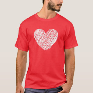 T-shirt Cadeau de la Saint-Valentin pour elle, design simp
