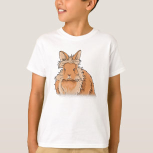 T-shirt Cadeau de la tête de lion lapin