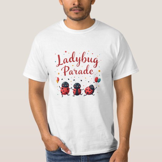 T-shirt Cadeau de Ladybug mignon (Devant)