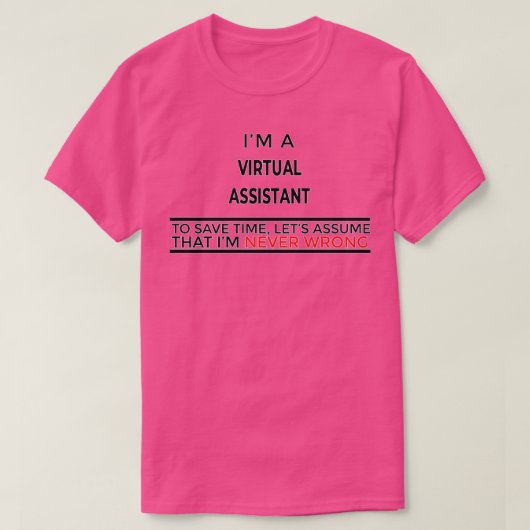 T-shirt Cadeau De L'Assistant Virtuel Présenté Aux Hommes (Design devant)