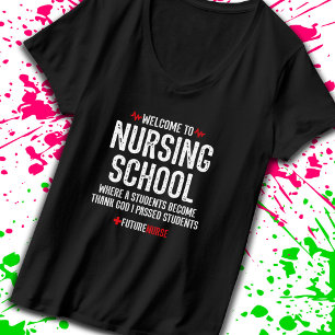 T-shirt Cadeau de l'école de soins infirmiers - Étudiant e