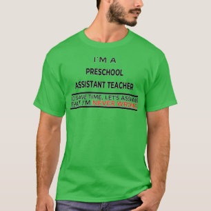 T-shirt Cadeau De L'Enseignant Adjoint Présent Pour Hommes
