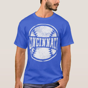 T-shirt Cadeau de l'équipe de baseball de Cincinnati vinta