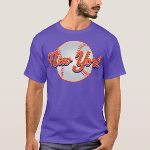 T-shirt Cadeau de l'équipe vintage de baseball de New York