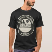 T-shirt Cadeau de l'État Nebraska Cornhusker  (Devant)