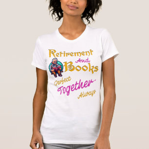 T-shirt Cadeau de livres parfait pour grands-parents retra