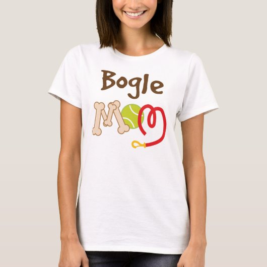 T-shirt Cadeau de maman de race de chien de Bogle (Devant)
