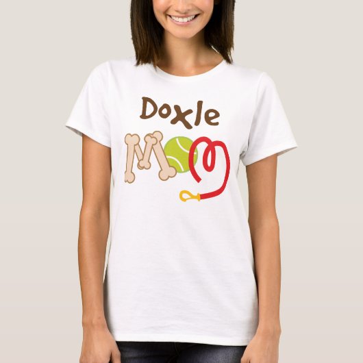 T-shirt Cadeau de maman de race de chien de Doxle (Devant)