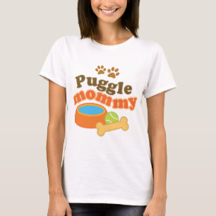 T-shirt Cadeau de maman de race de chien de Puggle
