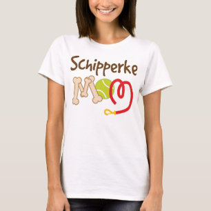T-shirt Cadeau de maman de race de chien de Schipperke