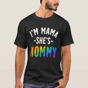 T-shirt Cadeau de maman lesbienne Fierté gay Je suis maman