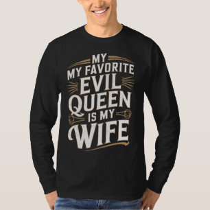 T-shirt Cadeau de mariage humoristique pour mari - Reine é