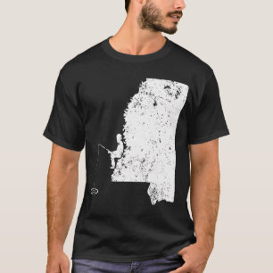 T-shirt Cadeau de matériel de pêche à la basse MS Humour d
