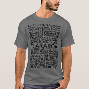 T-shirt Cadeau de monuments de Te Araroa