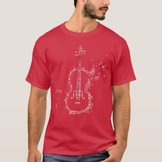 T-shirt Cadeau de musique mélodique amis violon garçon