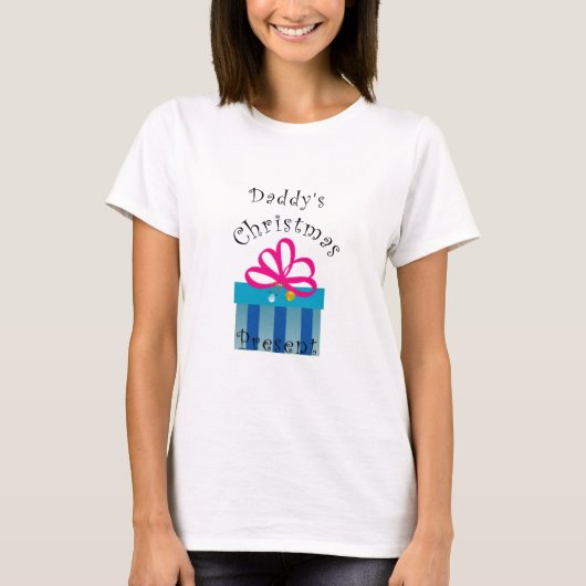 T-shirt Cadeau de Noël (Devant)