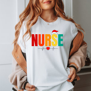 T-shirt Cadeau de Noël Coloré pour l'École d'Infirmières