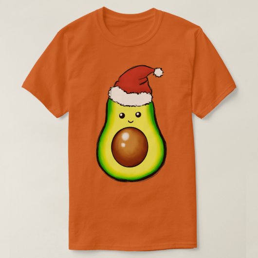 T-shirt Cadeau de Noël Cute Avocado (Design devant)