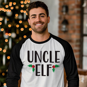 T-shirt Cadeau de Noël de la famille d'Oncle Elf