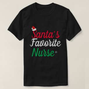T-shirt Cadeau de Noël Fête des Mères Infirmières Festif