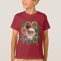 CADEAU DE NOËL FLORAL SANTA CLAUS