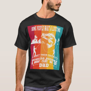 T-shirt Cadeau de Noël joyeux pêche Bass pêcheur rei