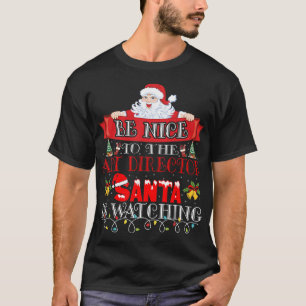 T-shirt Cadeau de Noël pour directeur artistique Père Noël