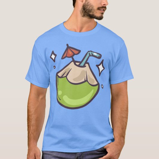 T-shirt cadeau de noix de coco citation garçon (Devant)