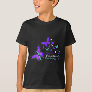 T-shirt Cadeau de papillons de sensibilisation à la préven