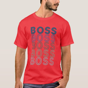 T-shirt Cadeau de patron pour père en rétro de Noël