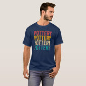 T-shirt Cadeau de poterie, Amant de poterie, Cadeau de jar (Devant entier)