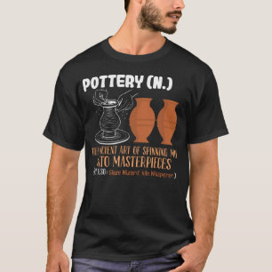 T-shirt Cadeau de poterie drôle Définition Artiste d'argil