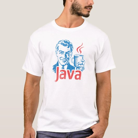 T-shirt Cadeau de programmeur de Java (Devant)