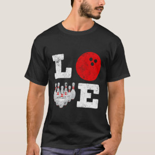 T-shirt Cadeau de quille de bowling pour quilleur Graphiqu