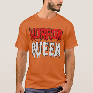 T-shirt Cadeau de reine de l'horreur pour fan de film d'ho