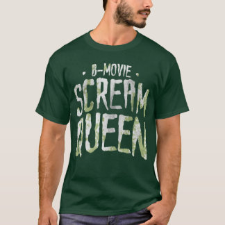 T-shirt Cadeau de reine du cri de film d'horreur drôle BMo