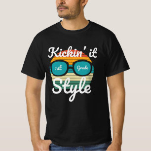 T-shirt Cadeau de rentrée pour enfants de 1re année dans l