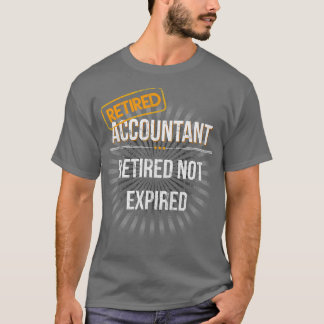 T-shirt Cadeau de retraite pour comptable pour comptable