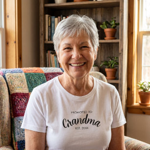 T-shirt Cadeau de révélation de grossesse pour grand-mère,